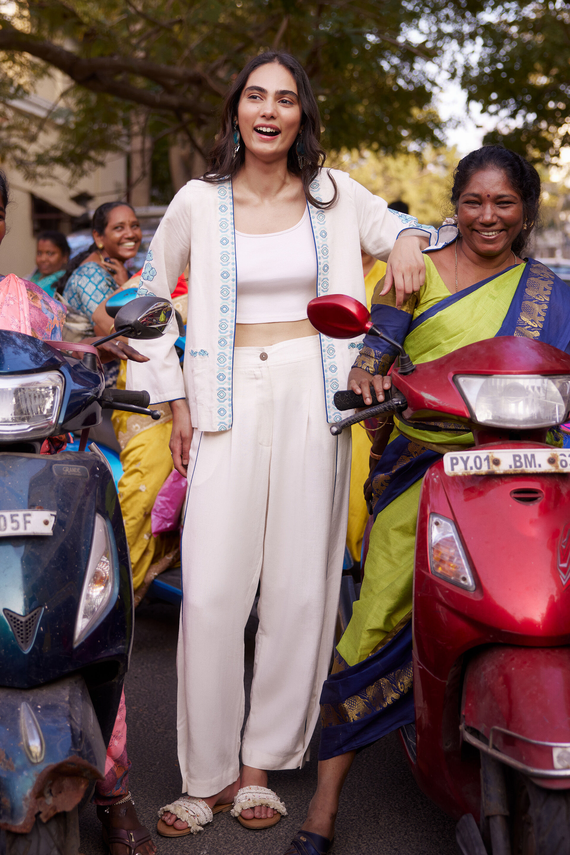 Floral whispers Jacket, Natural, image 3